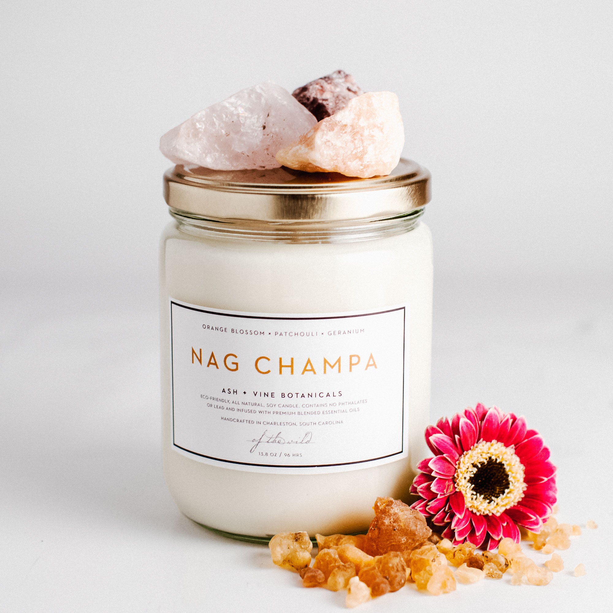 Nag Champa Scented 8oz Travel Tin Candle